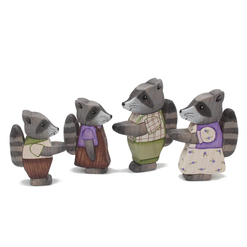 Raccoon Family Set - by Good Shepherd Toys