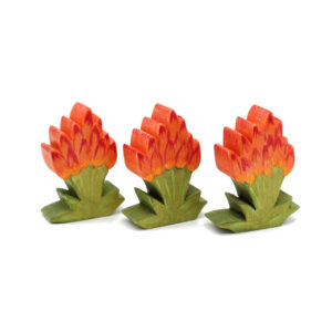 Red Hot Pokers Trio Wooden Figures - by Good Shepherd Toys