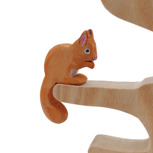 Red Squirrel wooden figure - by Good Shepherd Toys