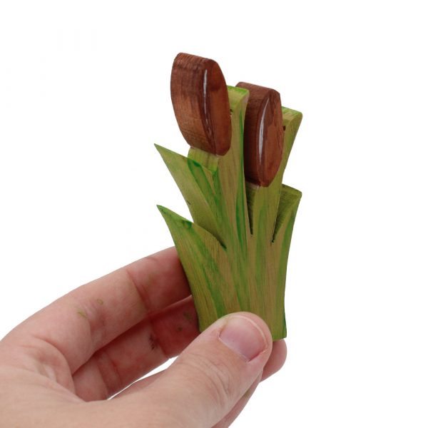 Reed In Hand Wooden Figure