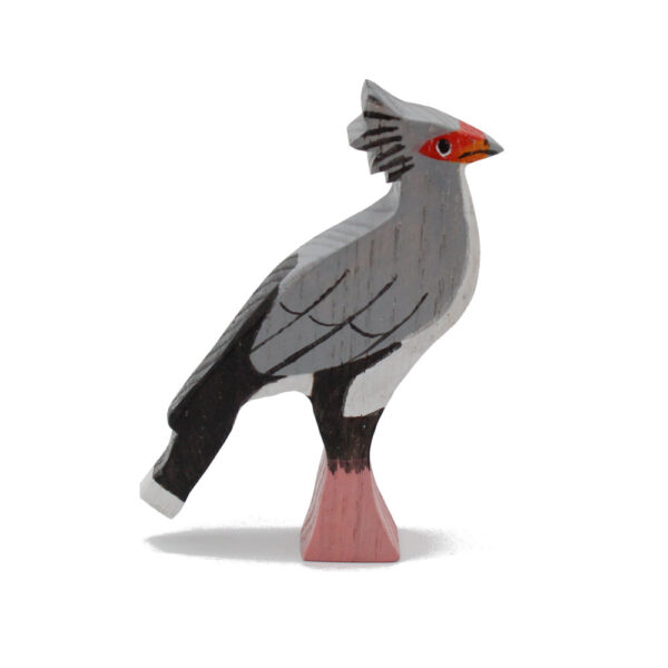 Secretary Bird Wooden Figure by Good Shepherd Toys