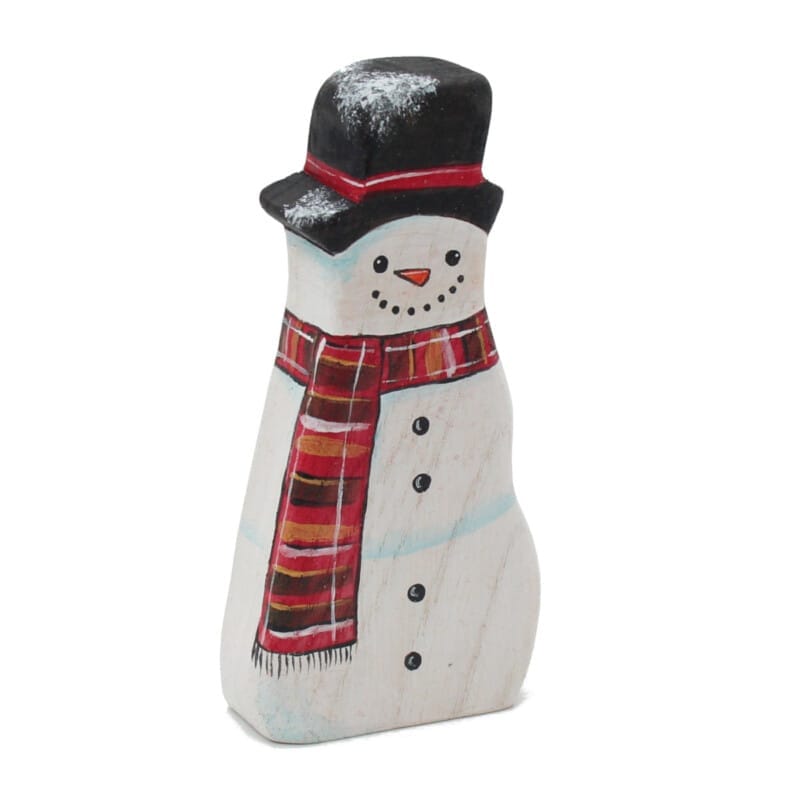 Snowman Wooden Figure - by Good Shepherd Toys