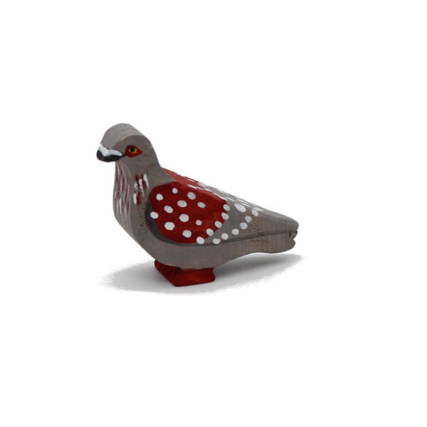 Speckled Pigeon Wooden Bird by Good Shepherd Toys