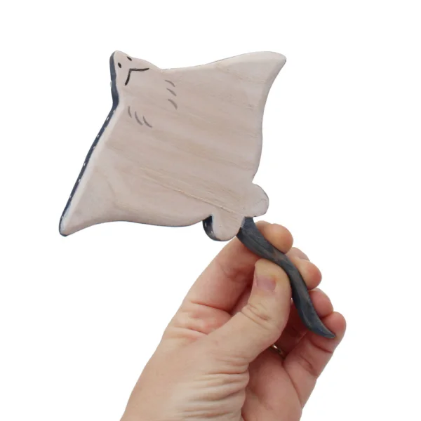 Wooden Spotted Eagle Ray in Hand - by Good Shepherd Toys