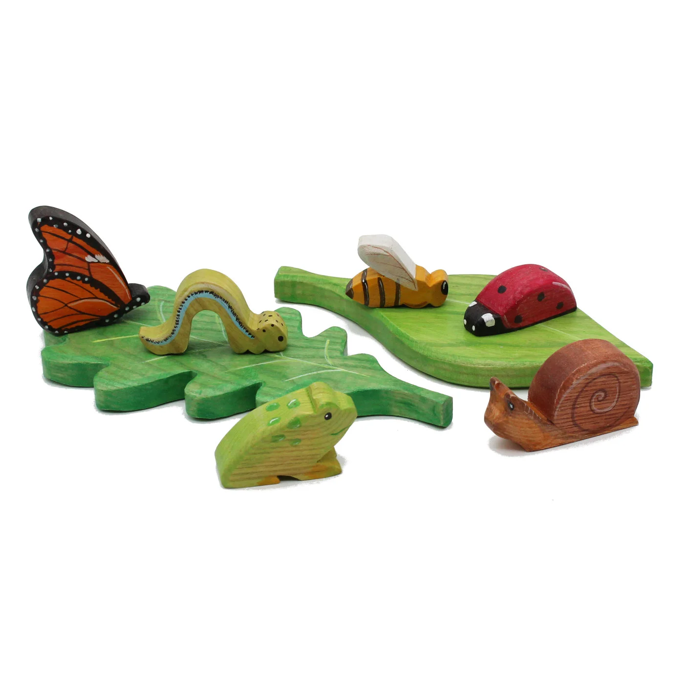 Wooden Frog Toy - WoodenCaterpillar Toys