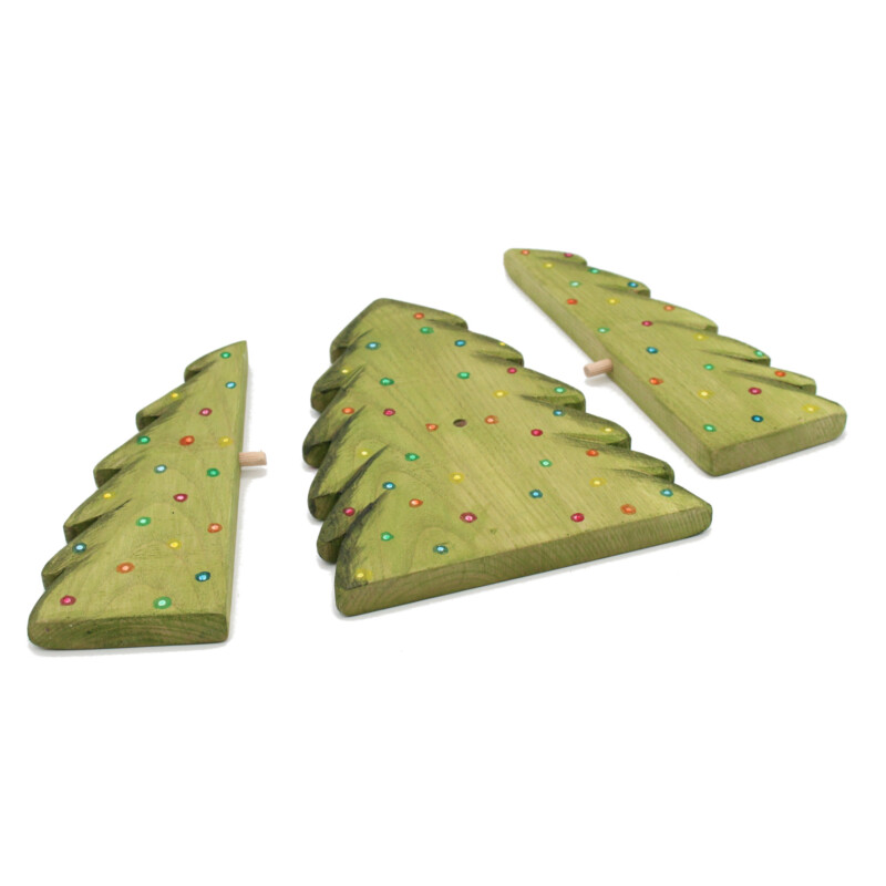 Twinkling Lights Christmas Tree - Flat lay - by Good Shepherd Toys