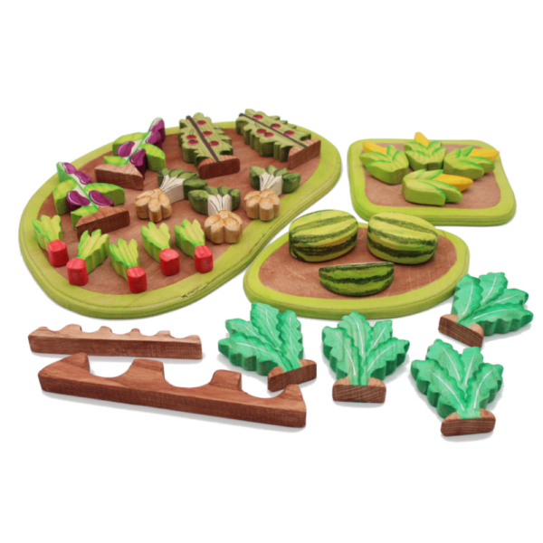 Vegetable Garden Set 2 - Flat - by Good Shepherd Toys