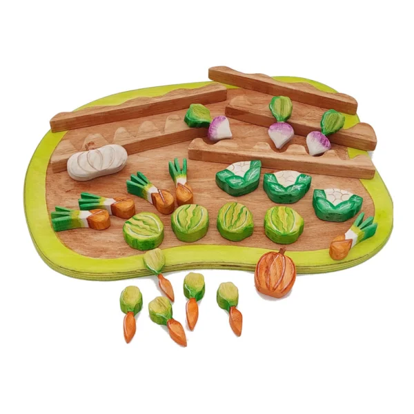 Vegetable Garden Set - Flatlay - by Good Shepherd Toys
