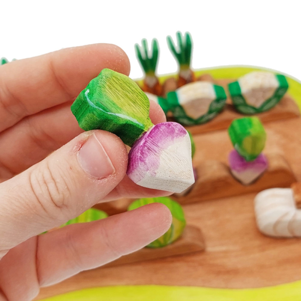 Vegetable Garden Set - Turnip in Hand - by Good Shepherd Toys