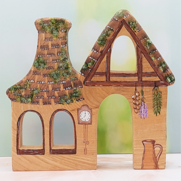 Victorian Stone Cottage - Inside - A Limited Edition art work collectible by Dominique