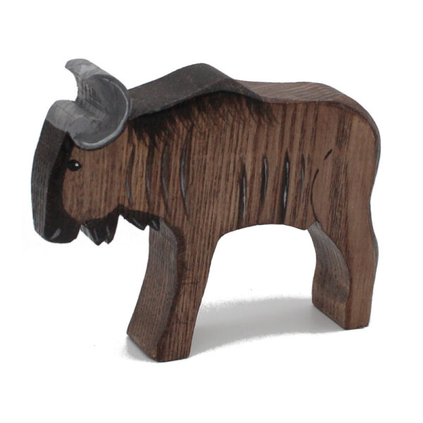 Wildebeest Wooden Figure - by Good Shepherd Toys