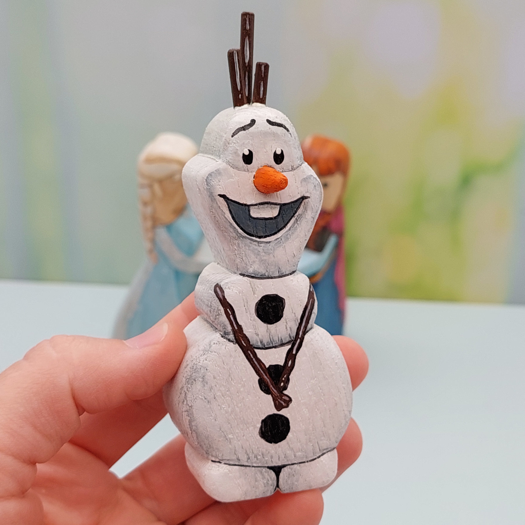 Winter Snowman in Hand