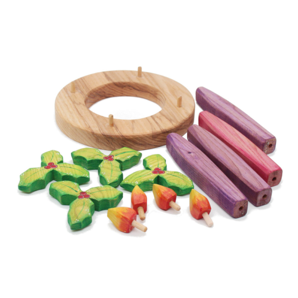 Wooden Advent Wreath 002 - by Good Shepherd Toys