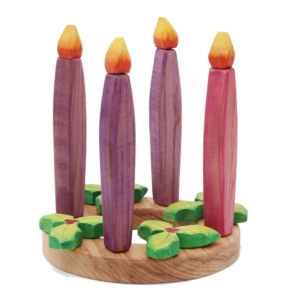 Wooden Advent Wreath - by Good Shepherd Toys