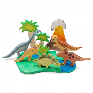 Wooden Dinosaur Set - by Good Shepherd Toys