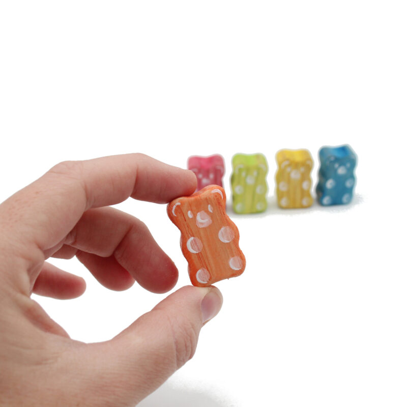 Wooden Gummy Bears in Hand - by Good Shepherd Toys