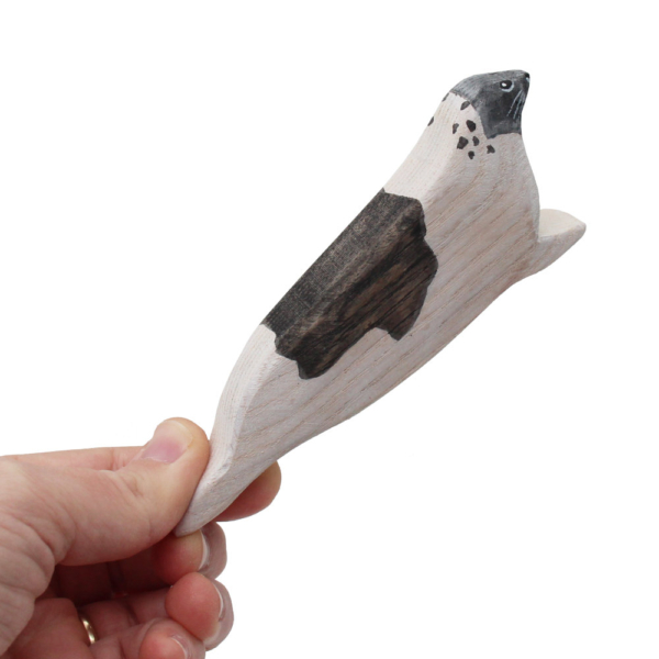 Wooden Harp Seal in Hand - by Good Shepherd Toys