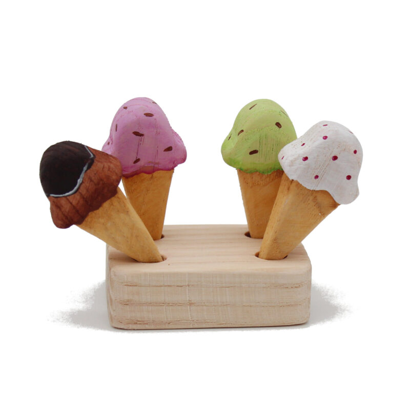 Wooden Ice-Cream Cones - by Good Shepherd Toys