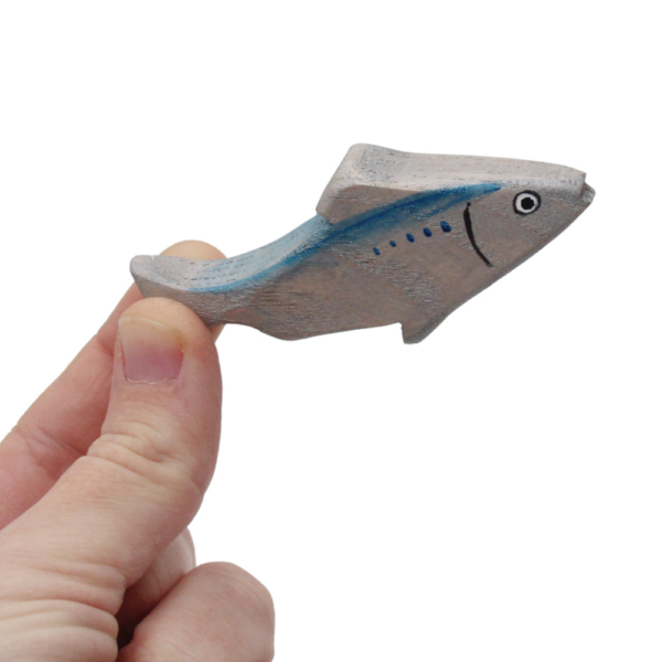 Wooden Shad Fish in Hand - by Good Shepherd Toys