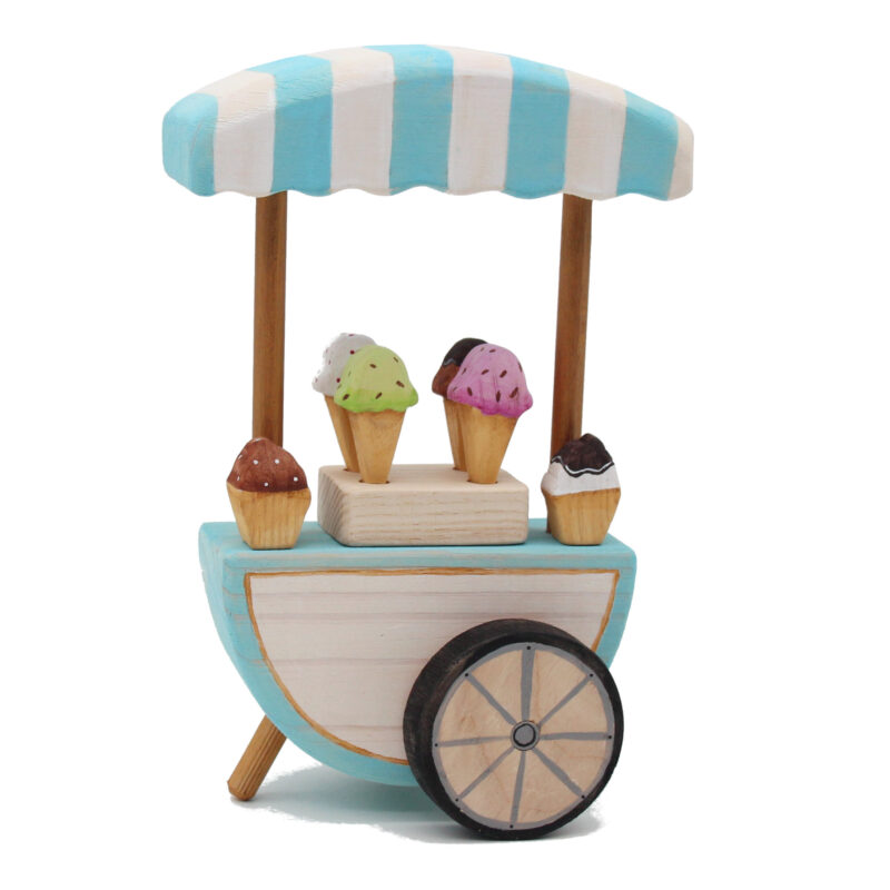Wooden Vintage Ice-Cream Cart Set - by Good Shepherd Toys