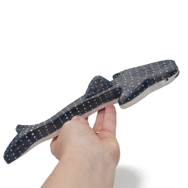 Wooden Whale Shark in Hand - by Good Shepherd Toys