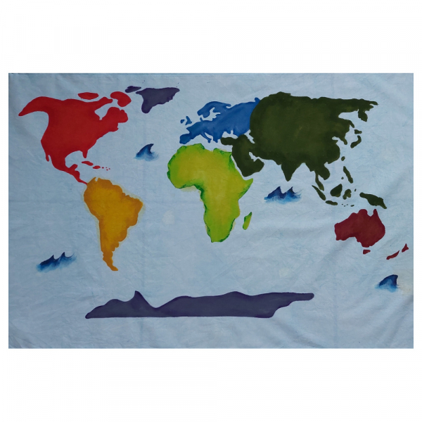 Fabric World Map - by Feltessa