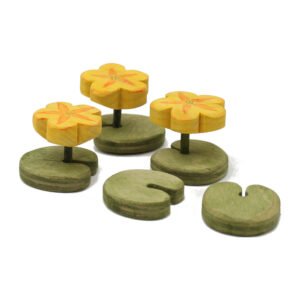 Yellow Floating Hearts Wooden Plants - by Good Shepherd Toys