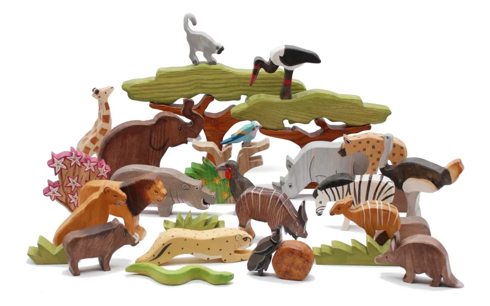 Kruger Set Wooden Figures by Good Shepherd Toys